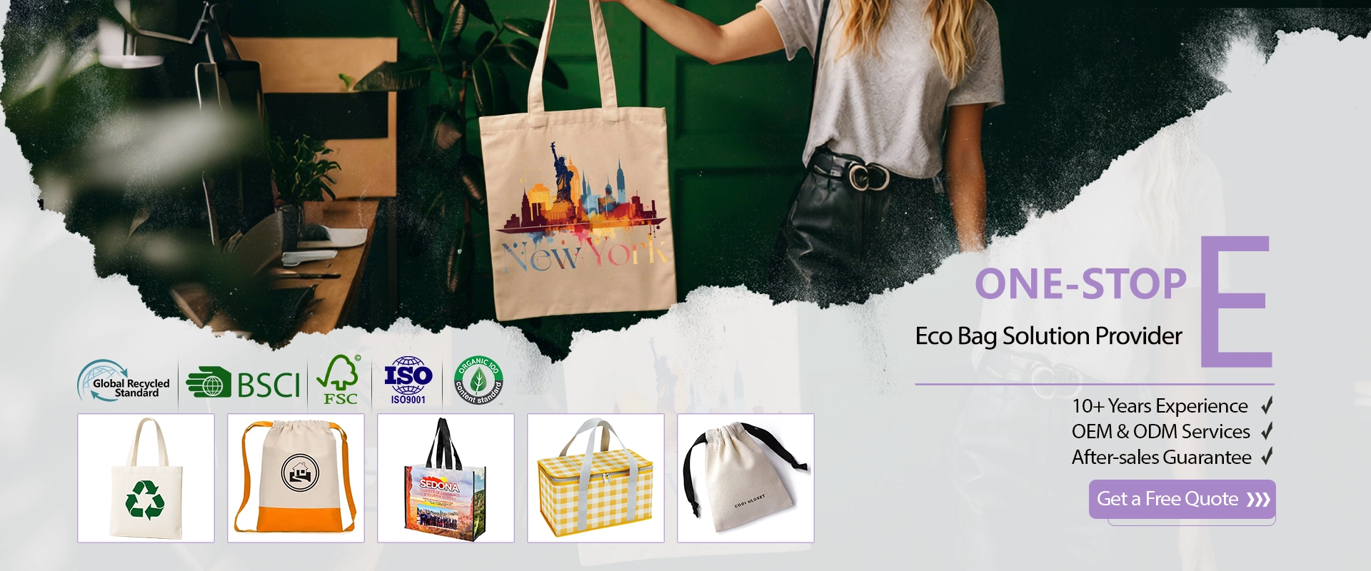 RPET táska gyártója