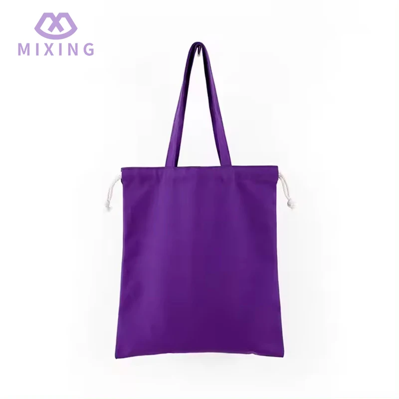 Vászon húzózsinóros válltáska