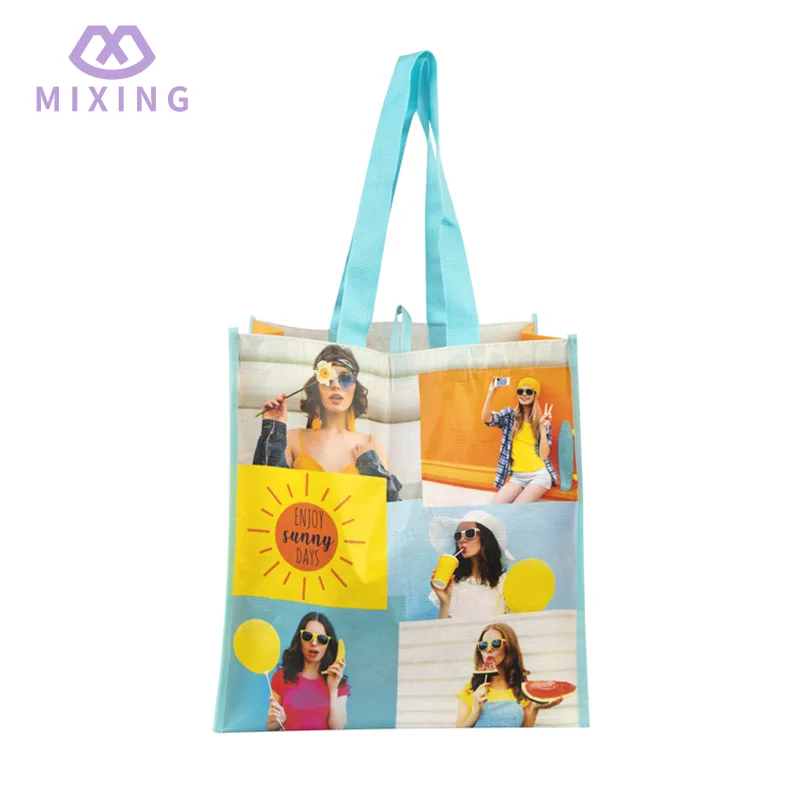 Laminált RPET Beach Tote táska